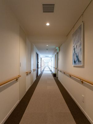 清潔感のある廊下