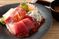 新鮮な刺身の料理