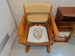 落ち着いた室内のトイレ  