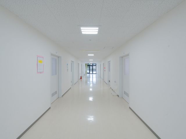 明るい廊下