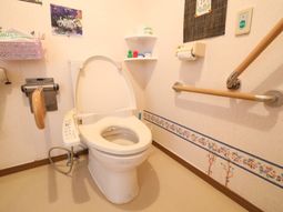 清潔なトイレの設備