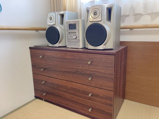 和室にあるオーディオセット