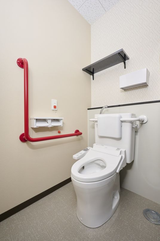 充実した設備のトイレ