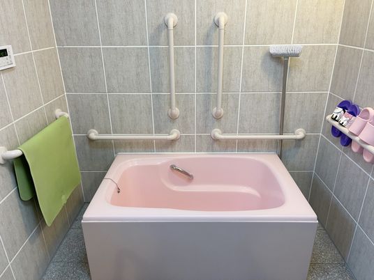 安全な浴室設備