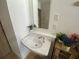 清潔感のある洗面台