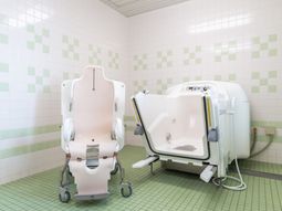 機能的な浴室設備