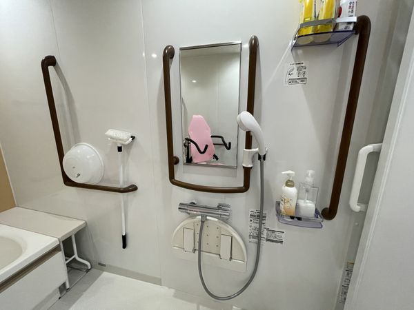 利用者の安全を考えた浴室