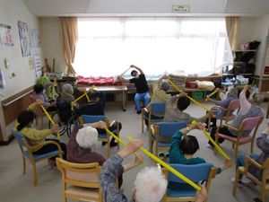 楽しく運動する居室
