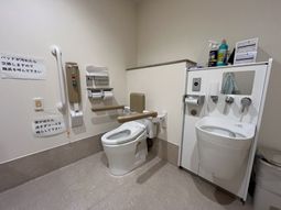 安全設備が充実したトイレ