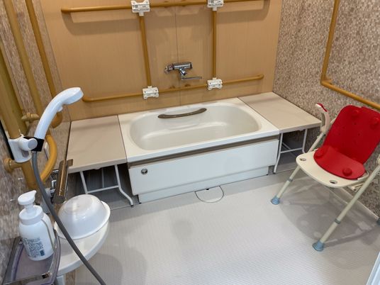 設備の整った浴室