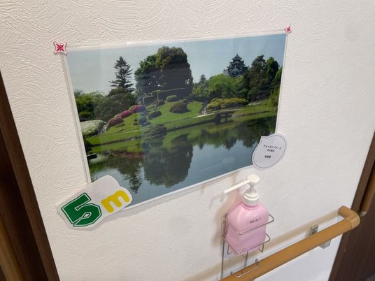 風景の掲示物