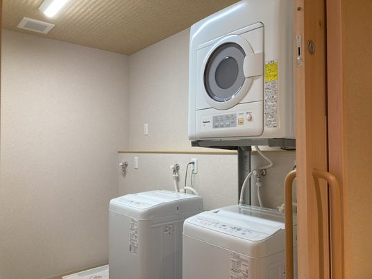 洗濯機と浴室乾燥機の設備