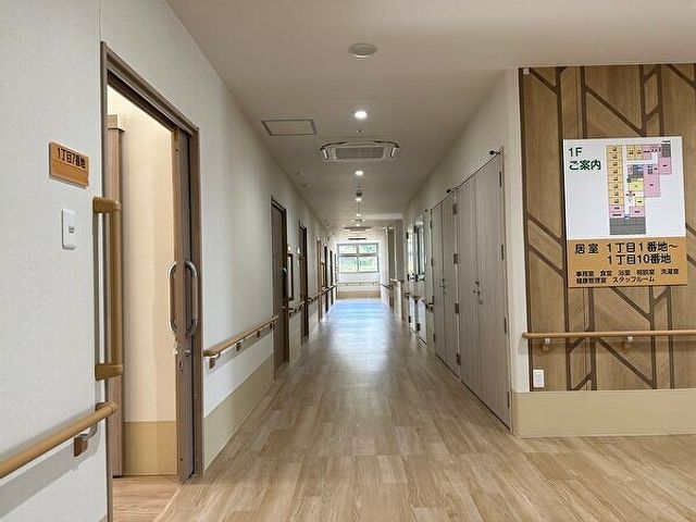 快適な環境の廊下