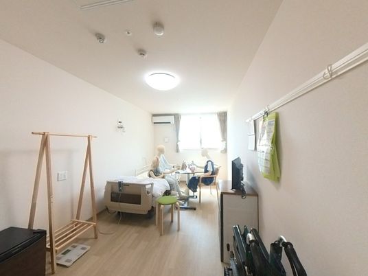 ゆったりとした居室