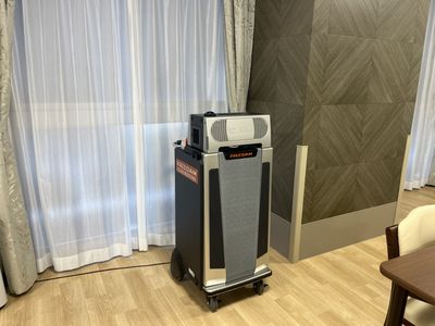 空気清浄機のある部屋
