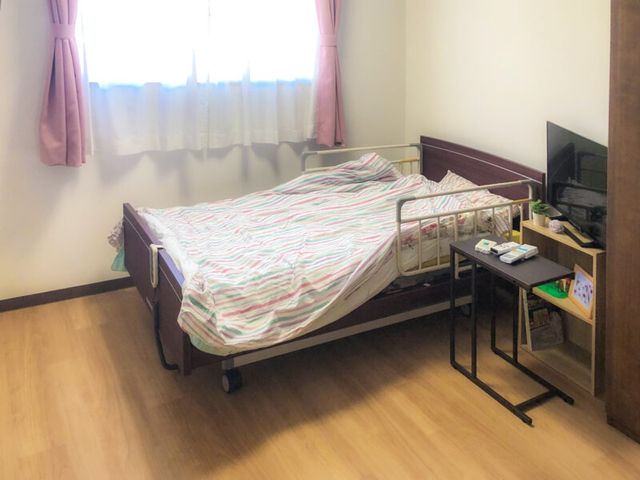 整備された居室 居室 居心地の良い個室を提供するため、清潔で整頓された空間の維持に携われます。