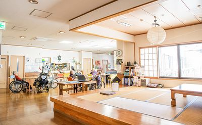 和室を備えた共有スペース