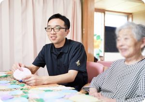居室での会話