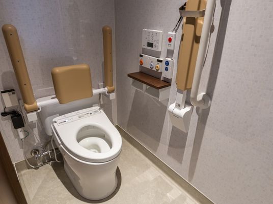 安全設計のトイレ