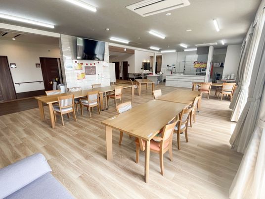 共有スペースでの寛ぎ