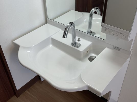 清潔感のある洗面台