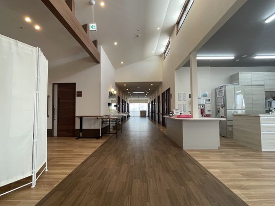 ゆとりある共有スペース