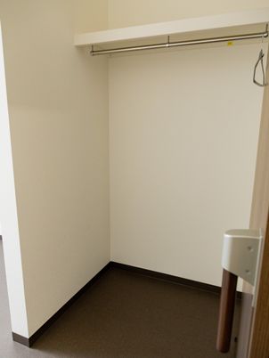 整然とした居室クローゼット