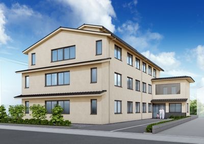 活気に満ちた施設の外観