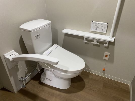 使いやすい設備のトイレ
