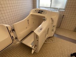 入浴設備の一角