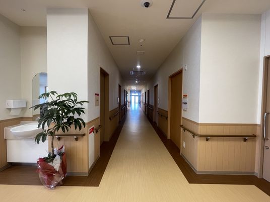 明るい廊下