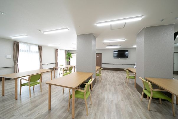 広々とした共用スペース