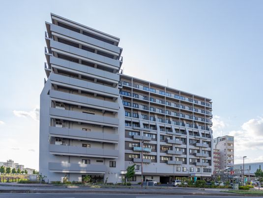 大きな建物の外観