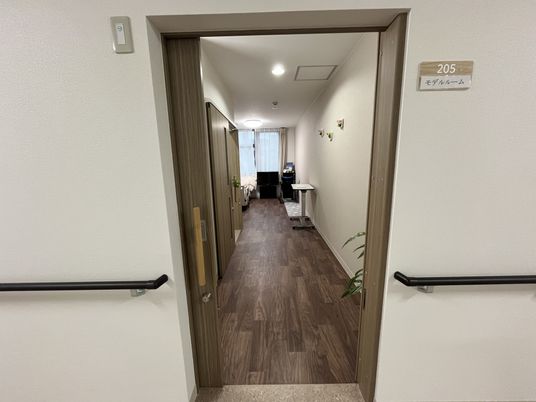 居室の入口の様子