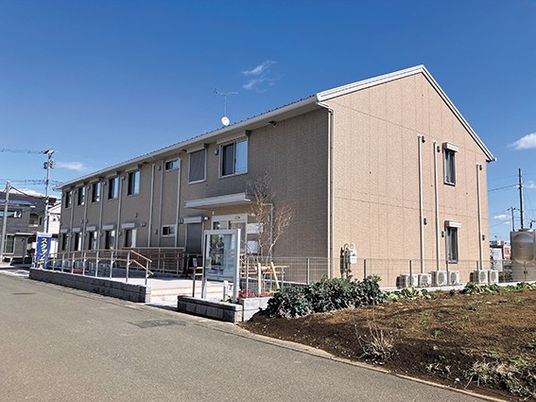 清潔な施設の外観