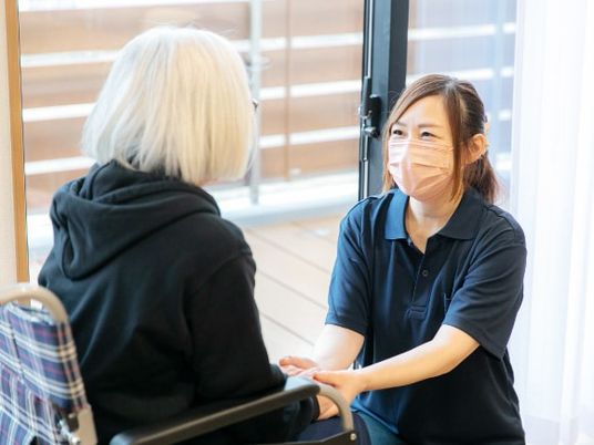 穏やかな対話の様子