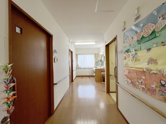 自然光の廊下