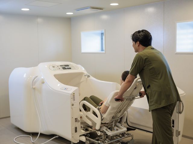 入浴の様子