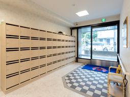 明るいエントランス