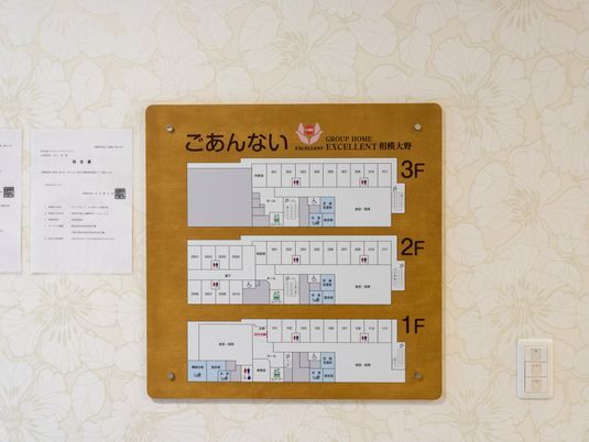 案内板を示す案内