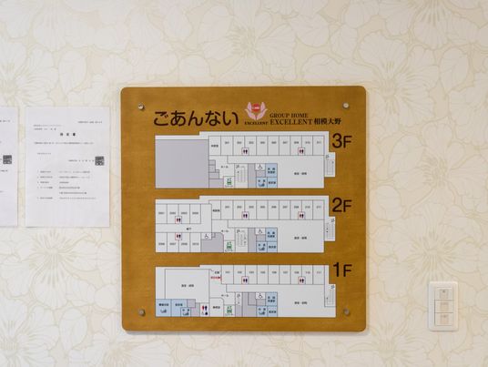 案内板を示す案内