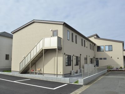 ゆとりのある施設外観