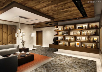 本を楽しめるラウンジ