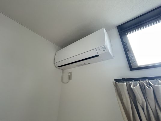 快適な個室のエアコン