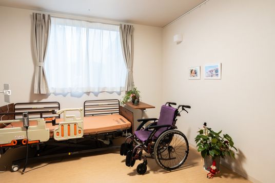 整備された居室の一角