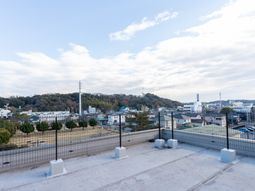 広がる屋上の風景