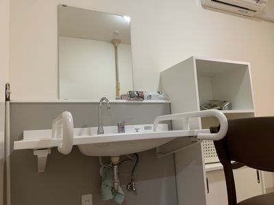 安全な洗面台