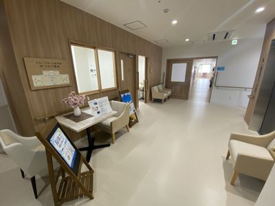 ゆったりとした廊下