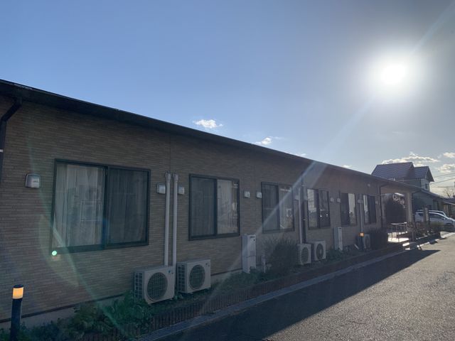 開放感ある低層建物