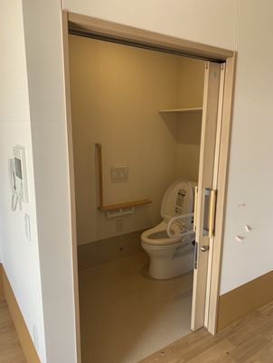清潔なトイレの設備